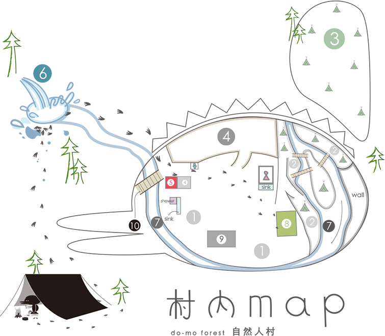 自然人村MAP